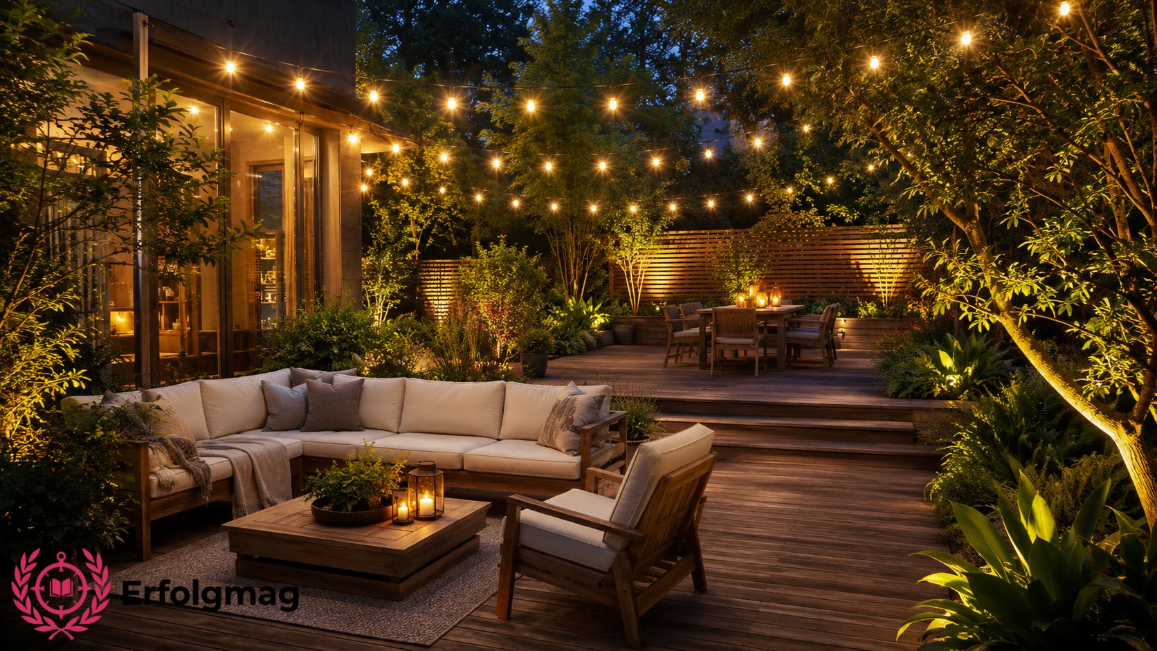 Lichterkette Outdoor: Die besten Ideen für Garten und Terrasse